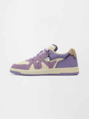 Urban Blaze: Lavender Men Low Top Sneakers