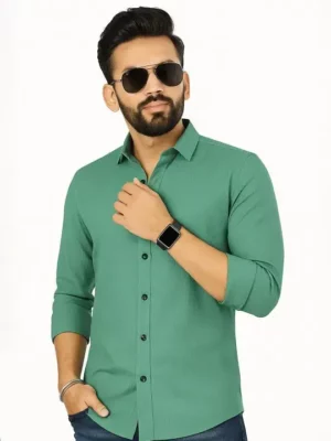  ForestEdge Casual Slim Shirt – Bold Color, Smart Attitude 
