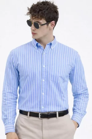 SkyLine Classic Striped Shirt – Smart. Sharp. Sophisticated.