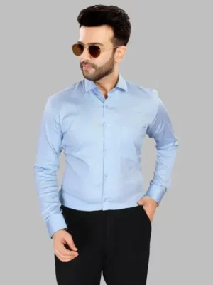 SkyEdge Slim-Fit Formal Shirt – Sharp Look, Confident Style